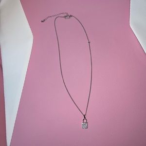 silver locket necklace